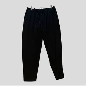 Eileen Fisher Black Knit Slouchy Pants